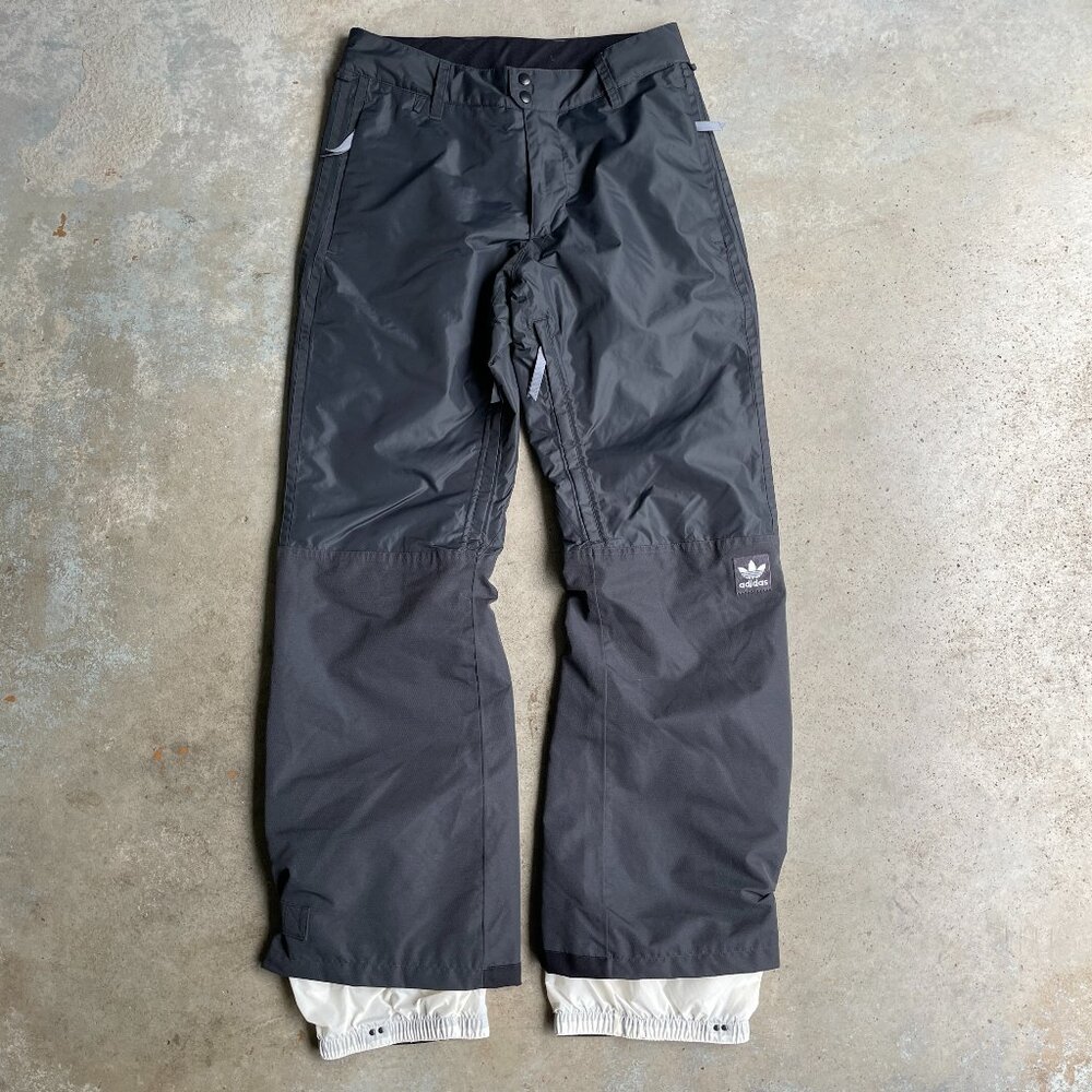 Adidas Riding Pant Snowboard Pants Men's Small Carbon/White New W/ Tags